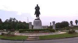 Statue of Louisiana native and Confederate Gen. P.G.T. Beauregard is located near New Orleans City Park. 