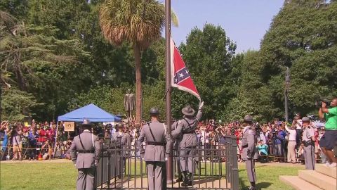 After flying for 54 years on South Carolina's Capitol grounds, it took only a moment to <a href="http://www.cnn.com/2015/07/10/us/south-carolina-confederate-battle-flag/" target="_blank">take down the Confederate flag</a> on July 10, 2015. Years of deep-rooted controversy over the banner gained steam after the June massacre of nine black churchgoers in Charleston. "This flag, while an integral part of our past, does not represent the future of our great state," Gov. Nikki Haley said as she called for its removal.