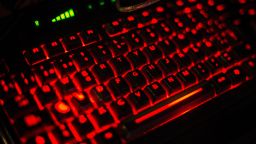 A keyboard is seen during the DreamHack Valencia 2014 on July 18, 2014 in Valencia, Spain.