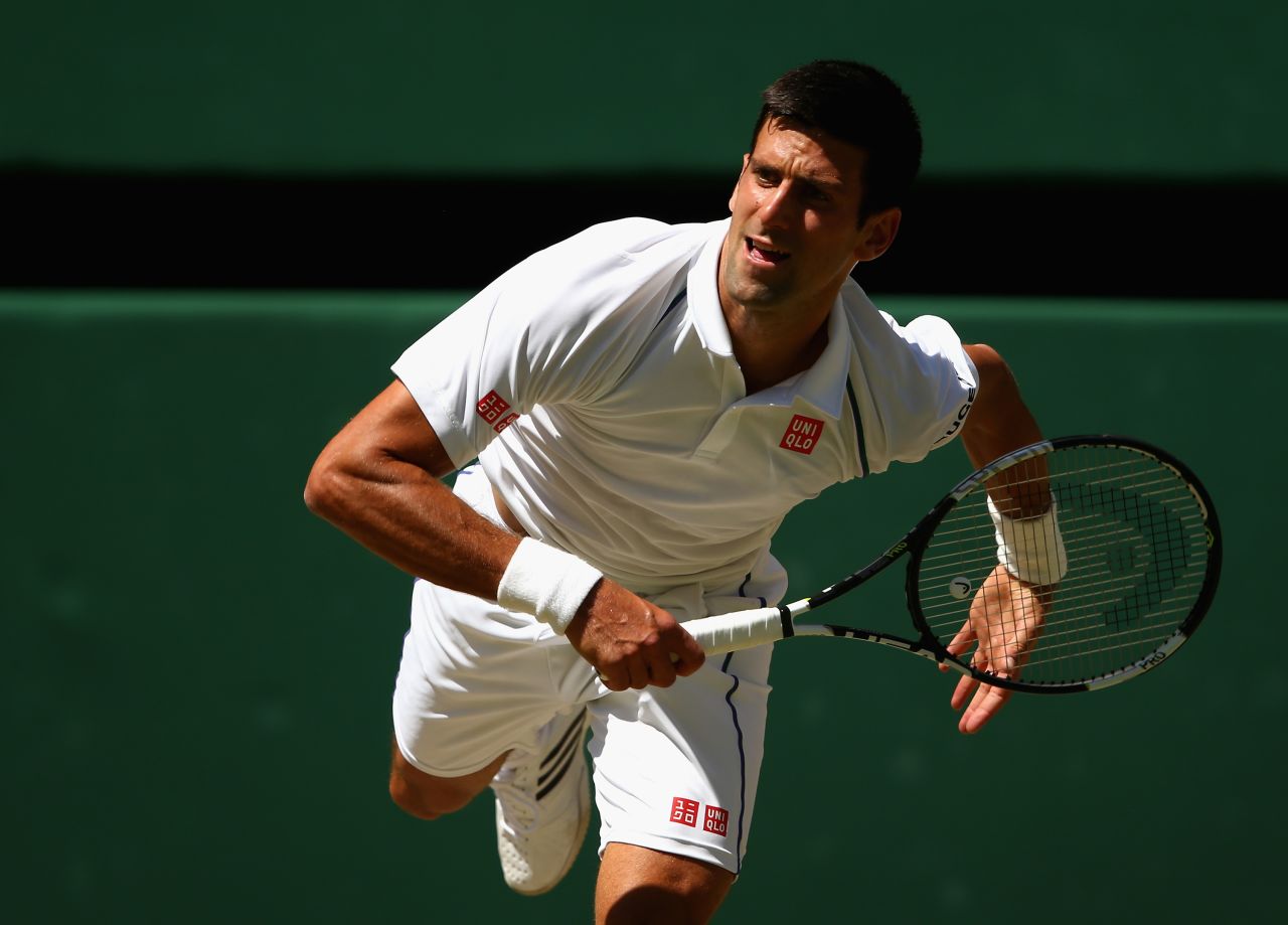 Top seed Novak Djokovic had too much firepower for Richard Gasquet in Friday's opening men's semifinal at Wimbledon 2015.