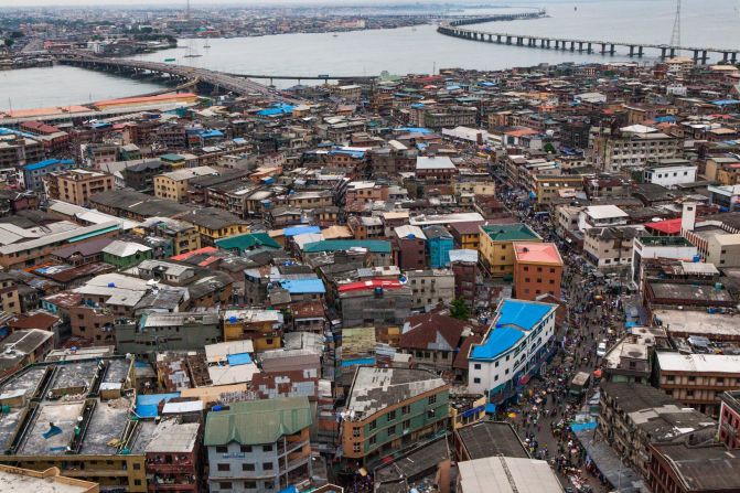 <a href="http://www.andrewesiebo.com/" target="_blank" target="_blank">Photographer Andrew Esiebo</a> has made it a mission to capture the rapid development of urban Nigeria, in particular his hometown: Lagos. <br /><br />"Lagos has long been one of the fastest growing cities in the world. But every time you look at it, it changes even more, and the people change with it," he says. <br /><br />From one of Lagos' high-rises, he captured this image of the Third Mainland Bridge.<br /><br />"It is a reflection of where the city started as well it's commercial center," he says.