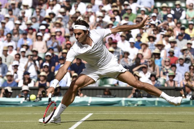 The 17-time grand slam champion won in straight sets, 7-5 7-5 6-4, and showed he is not slowing with age as he schooled his younger opponent with some classic tennis. 