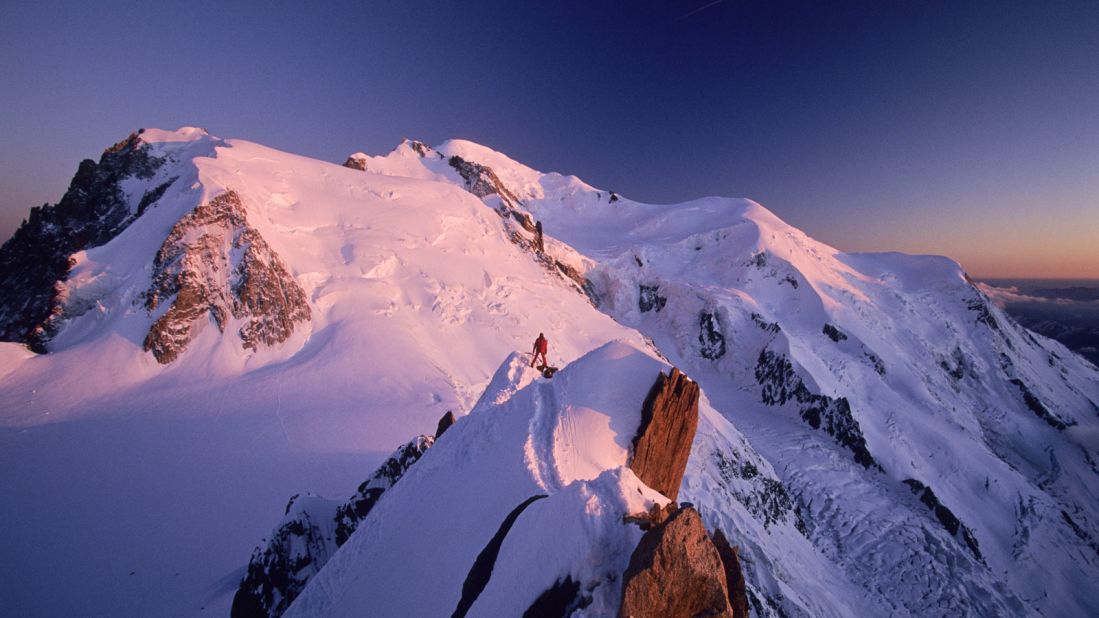 <strong>Mont Blanc: </strong>The birthplace of modern mountaineering, Mont Blanc towers 4,810 meters over the Alps on France's border with Italy. The world's 11th highest mountain has a beguiling but formidable reputation. Nearby, Chamonix is one of France's most popular ski destinations.