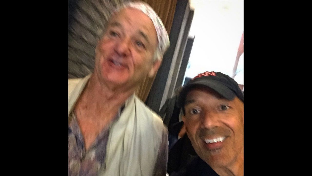 One of the most elusive celebrities, Bill Murray, stole the show in the opening hours of the convention, and Alexander Hernandez was able to grab a second with him on camera.