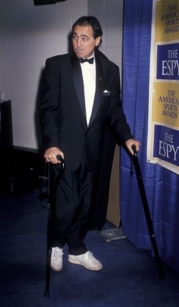 <strong>Steve Palermo</strong>, an American League umpire, received the Arthur Ashe Courage Award in 1994. After a 1991 Texas Rangers game, he was shot in the spinal cord<a href="index.php?page=&url=http%3A%2F%2Fgeorgewbush-whitehouse.archives.gov%2Fgovernment%2Fpalermo-bio.html" target="_blank" target="_blank"> while attempting to stop a mugging.</a> When he recovered, he became a motivational speaker and traveled the world encouraging people to never give up. 
