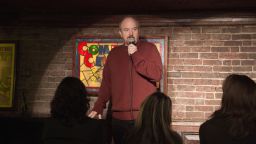 LOUIE: Episode 8: "Elevator Part 5" (Airs Monday, May 26, 10:30 pm e/p). Pictured: Louis C.K. as Louie. CR: KC Bailey/FX 