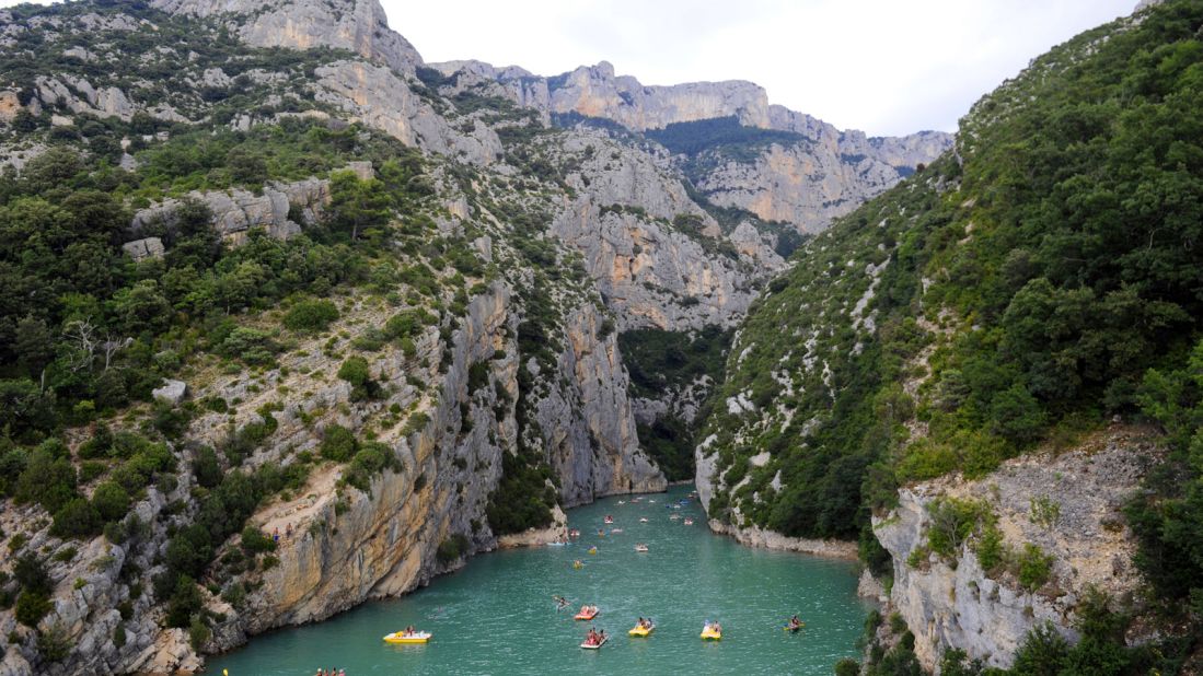 <strong>Gorge du Verdon: </strong>France's answer to the Grand Canyon might be  smaller than its American equivalent, but it's no less beautiful. The Gorge du Verdon is where an Alpine river plunges down a magnificent valley. The limestone cliffs and natural lakes are served by a maze of hiking, cycling and horseback riding trails connecting tiny villages.