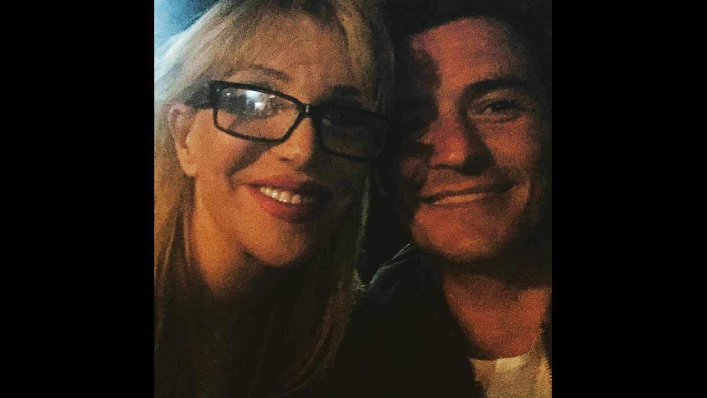 Rocker Courtney Love <a href="https://instagram.com/p/47VLOeNVG5/" target="_blank" target="_blank">snaps a selfie</a> with actor Orlando Bloom on Thursday, July 9. "Got to ring in my birthday with these handsome men," she said on Instagram. <a href="http://www.cnn.com/2015/07/08/living/gallery/selfies-look-at-me-0708/index.html" target="_blank">See 25 selfies from last week</a>