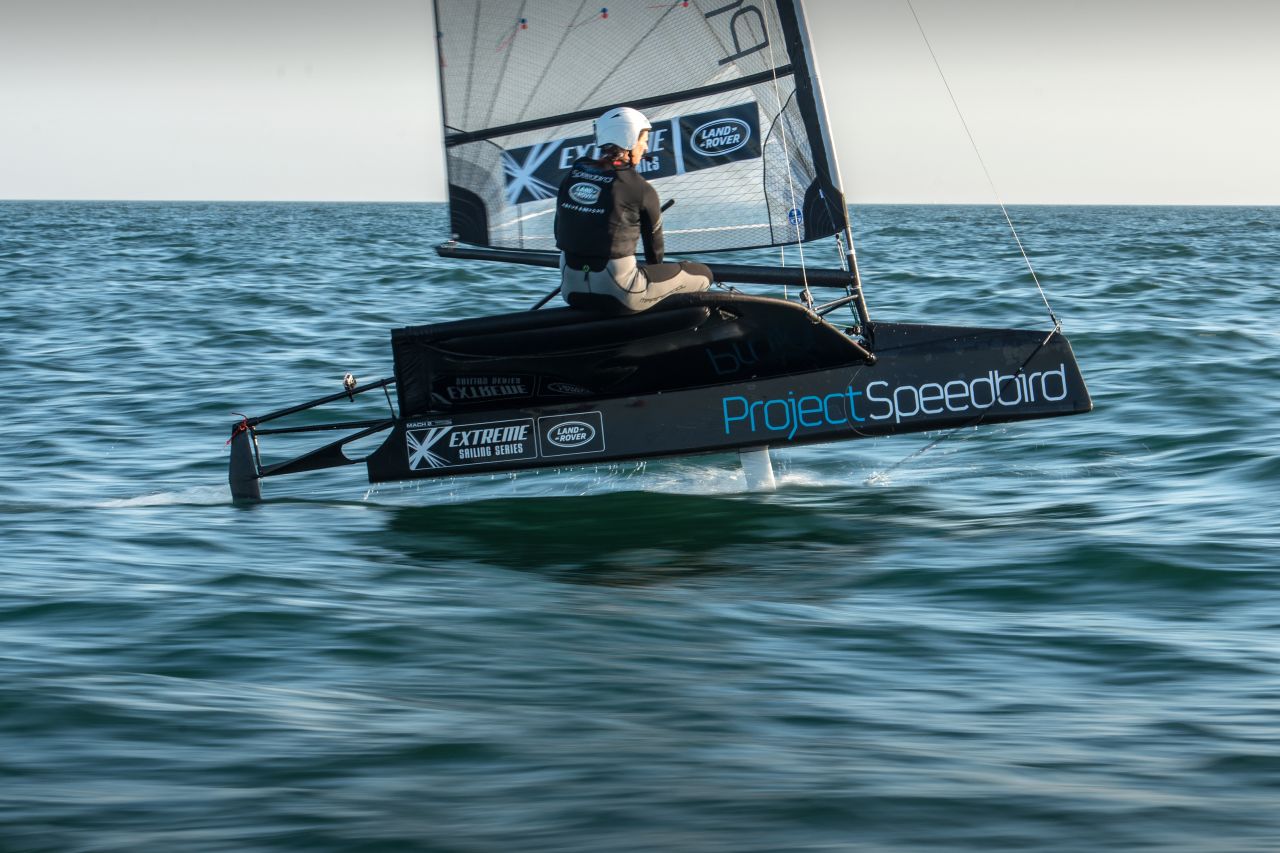 Remarkably, White had not even sailed a moth dinghy six months ago, let alone have any aspirations to be the fastest woman to travel in one.