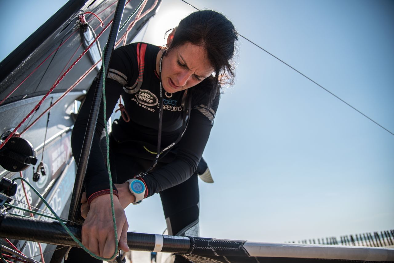 White feels like she has been on a crash-course with regards to the science behind her boat and the record attempt.