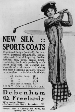 "A dainty and most becoming garment..." Two decades later and fashions were starting to change, as this advert from 1910 suggests. 