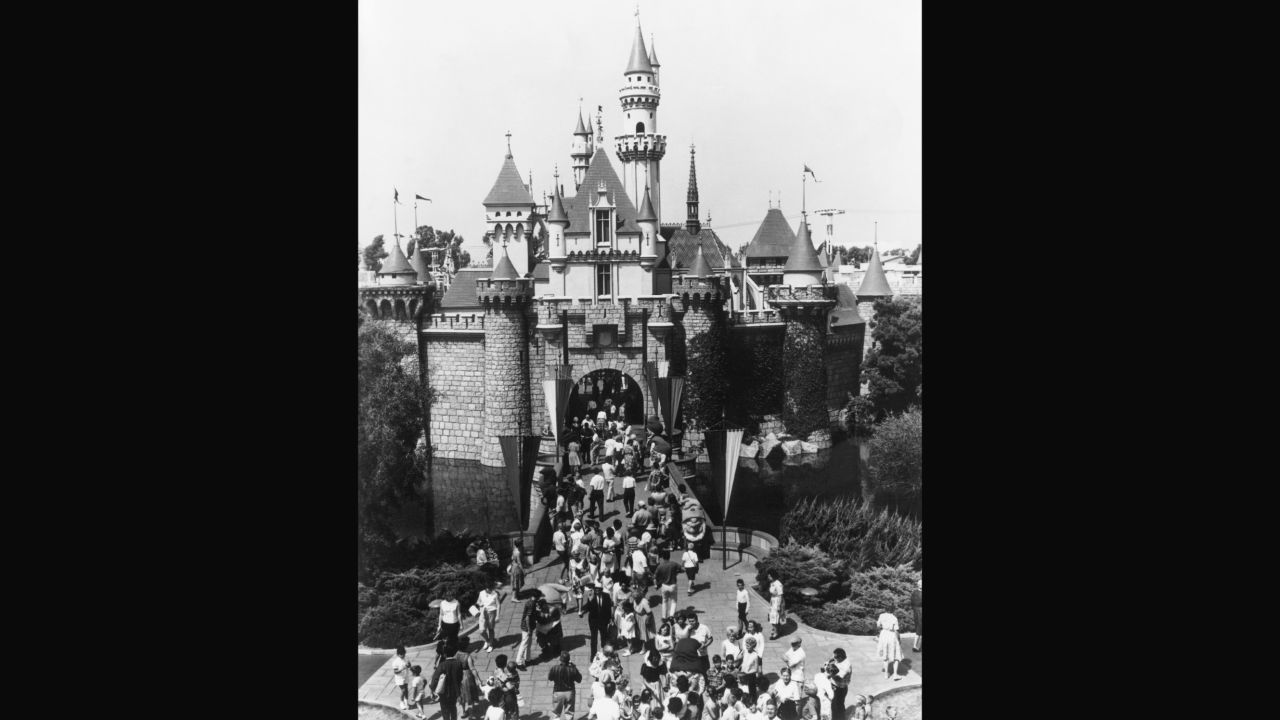 Sleeping Beauty's Castle, which leads guests into Fantasyland, is still open today. On opening day, a gas leak at Fantasyland resulted in that area, Adventureland and Frontierland being shut down while repairs were made.