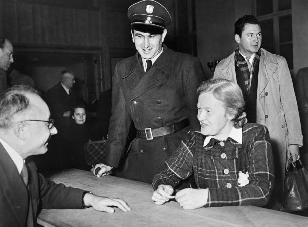 Ilse Koch was the wife of Buchenwald camp commander Karl Koch. Known as "The Witch of Buchenwald" by the inmates because of her cruelty and lasciviousness toward prisoners, she was sentenced in 1951 to life in prison.