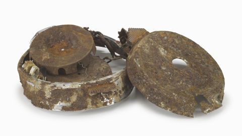 This waffle iron was found in a trash heap nearly 40 years after it inspired Bowerman to create a new kind of sole for running shoes -- one that didn't have spikes but could still have grip.