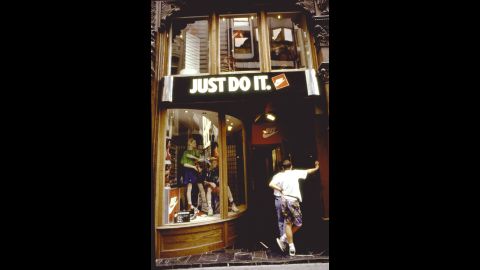 Nike debuted its signature "Just Do It" slogan in 1988.