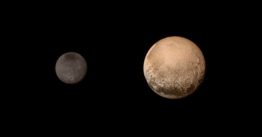 No spacecraft had ever gone to Pluto before NASA's <a href="index.php?page=&url=https%3A%2F%2Fwww.nasa.gov%2Fmission_pages%2Fnewhorizons%2Fmain%2Findex.html" target="_blank" target="_blank">New Horizons</a> made its fly-by on July 14, 2015. The probe sent back amazing, detailed images of Pluto and its largest moon, Charon. It also dazzled scientists with new information about Pluto's atmosphere and landscape. New Horizons is still going today, heading out into the Kuiper Belt.