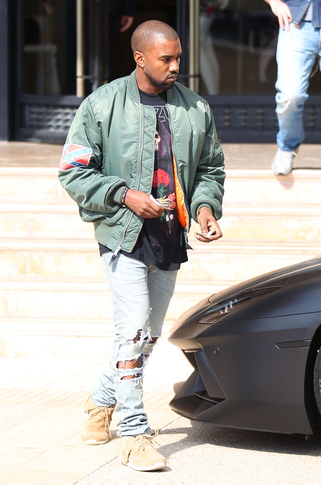 Kanye West has <a href="http://images.complex.com/complex/image/upload/t_article_image/gsiumm6907fe1qg9vaf9.png" target="_blank" target="_blank">wrapped himself in the flag</a> and worn flag decals. "I took the Confederate flag and made it my flag. It's my flag now. Now what you gonna do?" <a href="http://www.cnn.com/2013/11/04/us/kanye-west-confederate-flag/">he told a Los Angeles radio station</a>.