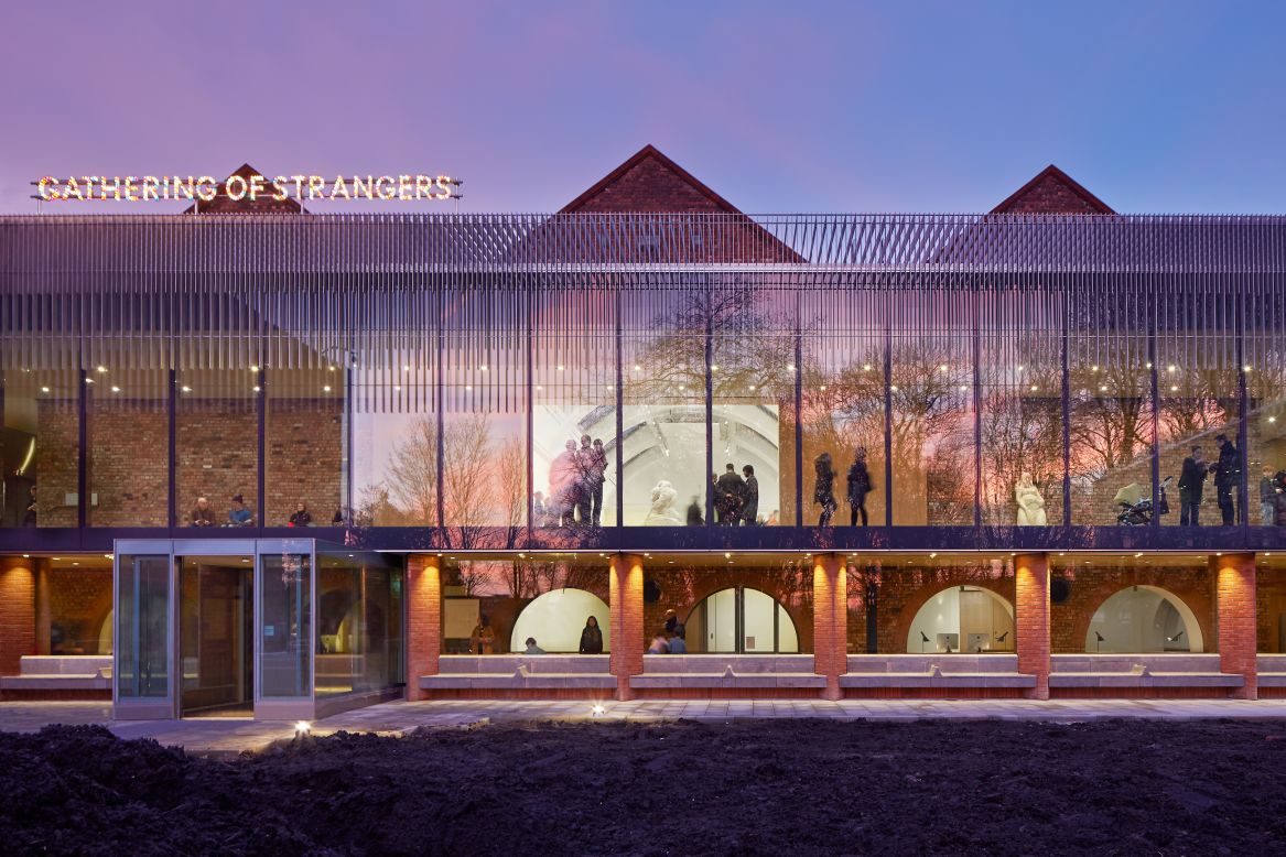 A bold extension to the University of Manchester's Whitworth art gallery integrates with the building's original 19th century structure. Judge's described the project as a "tour de force," claiming "the project has created an art gallery of truly international standard."