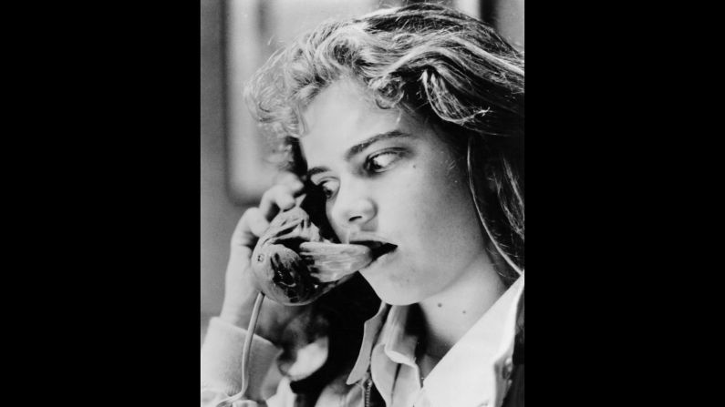 Scream queen Heather Langenkamp is hearing a voice of terror in "<a href="index.php?page=&url=https%3A%2F%2Fwww.youtube.com%2Fwatch%3Fv%3DYT1bU5SpwF4" target="_blank" target="_blank">A Nightmare On Elm Street</a>" in 1984.
