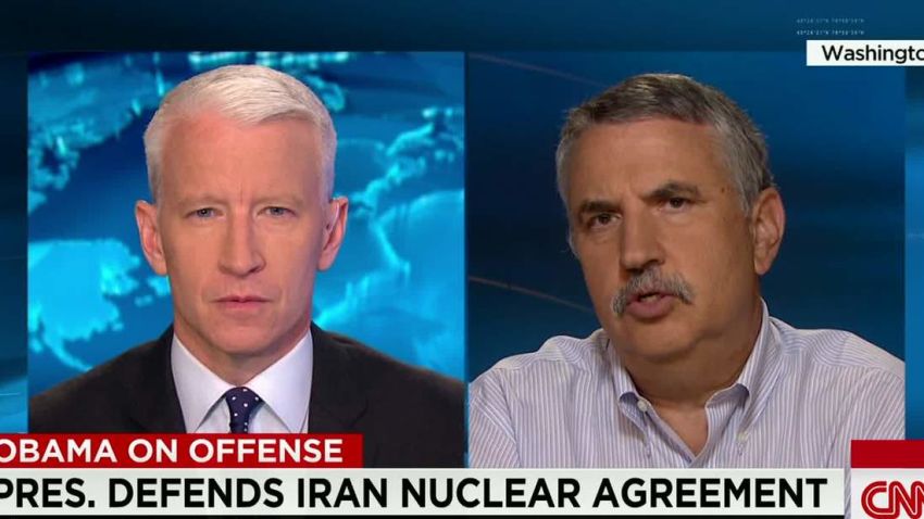 iran nuclear deal thomas friedman live ac_00003323.jpg