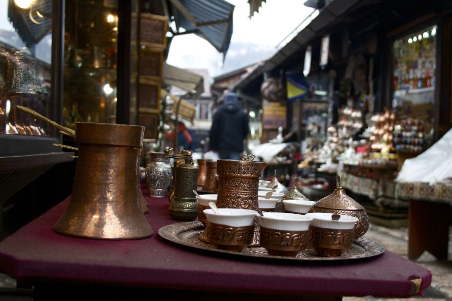Coffee is ubiquitous -- just don't say it's the same as that served in Turkey. The preparation is, however, indebted to Ottoman traditions.