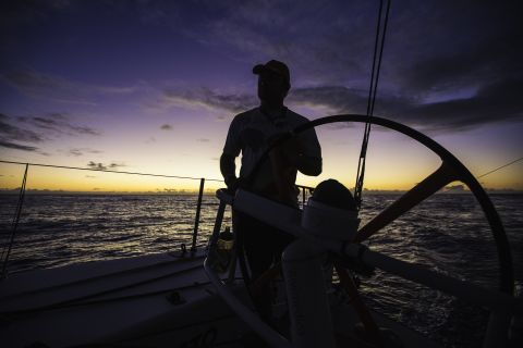 White admits he will be severely tested by sailing solo for such a long period of time, often days away from dry land.
