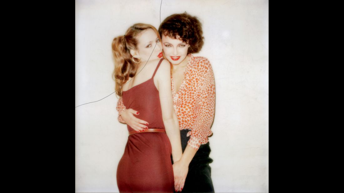 Bertoglio photographed models Dominique Lagrange and Nina Gaidarova in 1976.