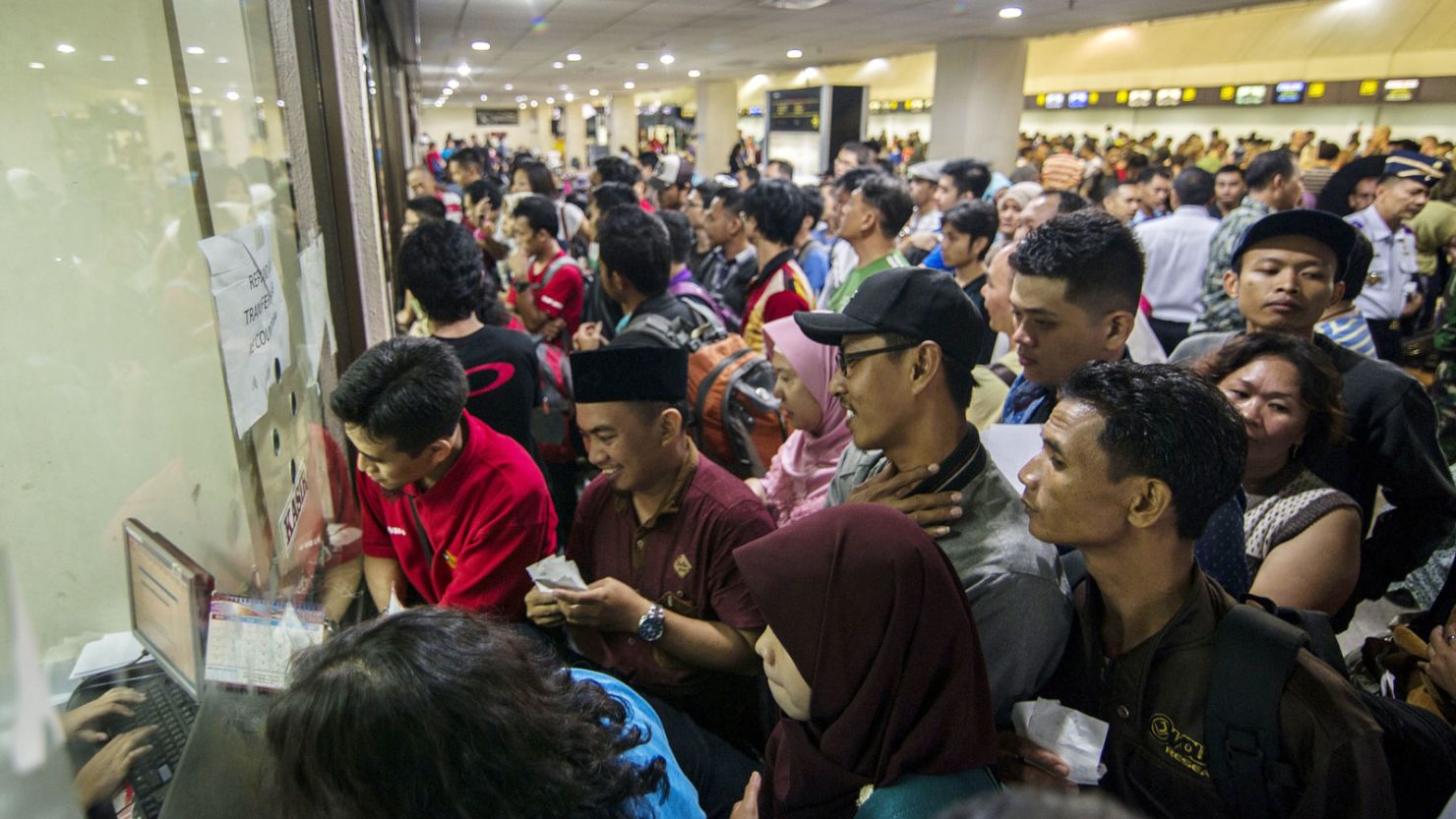 Thousands of passengers were stranded at the airports in Indonesia due to volcanic activities ahead of the Eid holiday.