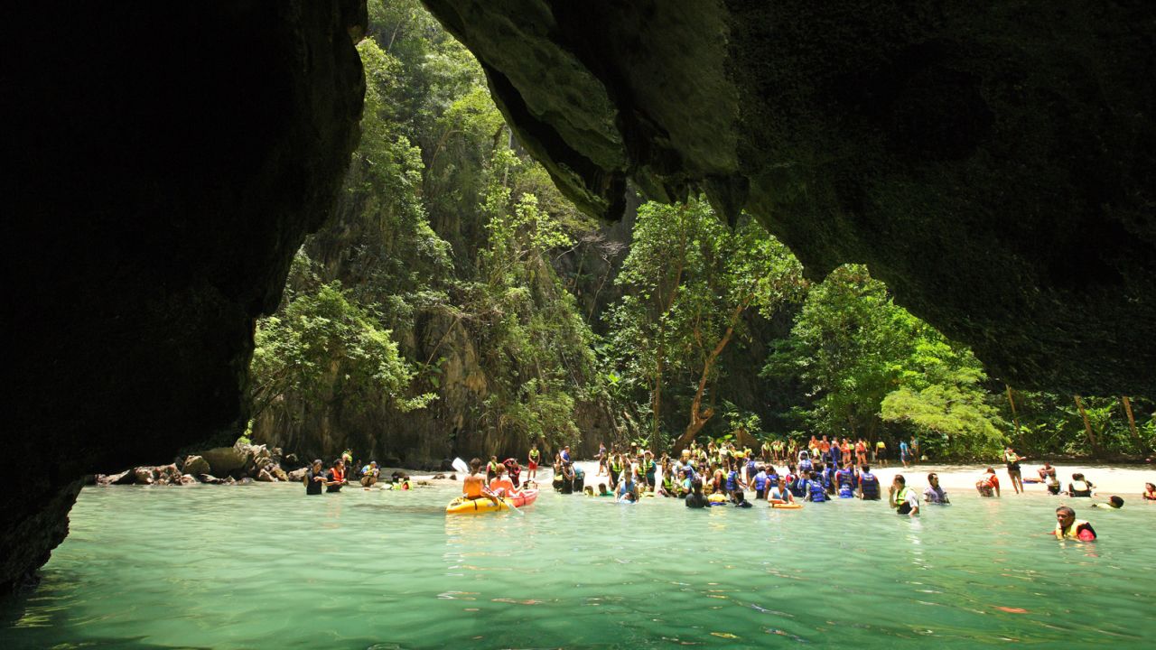 The dramatic Morakat Cave.