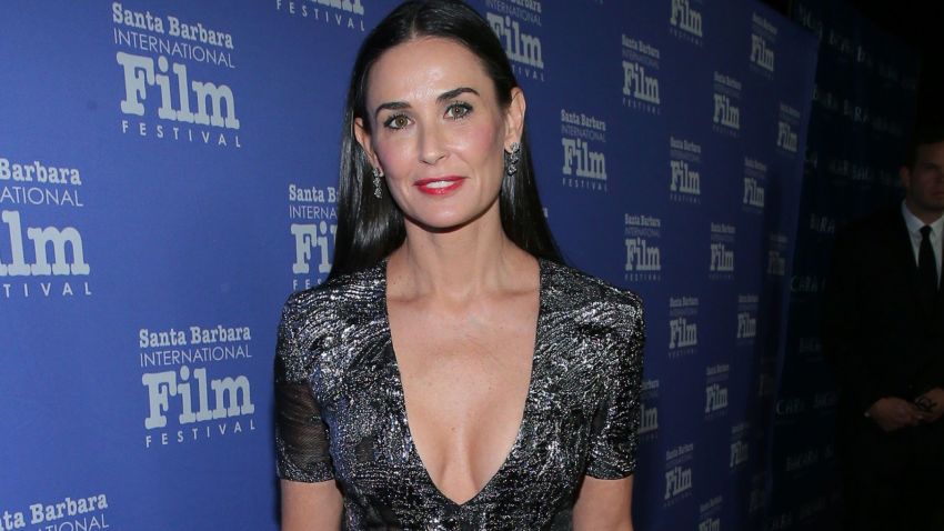 Actress Demi Moore attends the Santa Barbara International Film Festival 9th Annual Kirk Douglas Award for Excellence in Film honoring Jessica Lange held at the Bacara Resort on November 16, 2014 in Goleta, California (Photo by Mark Davis/Getty Images for Santa Barbara International Film Festival)