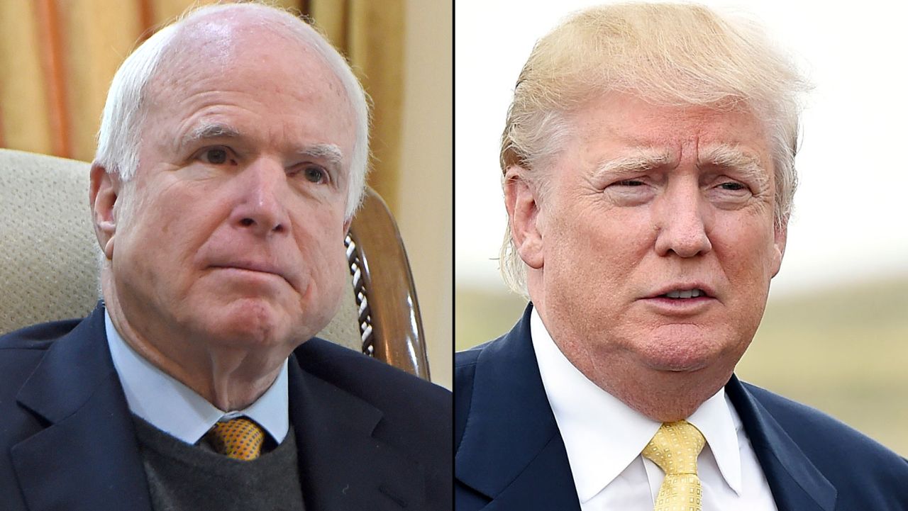 mccain trump split