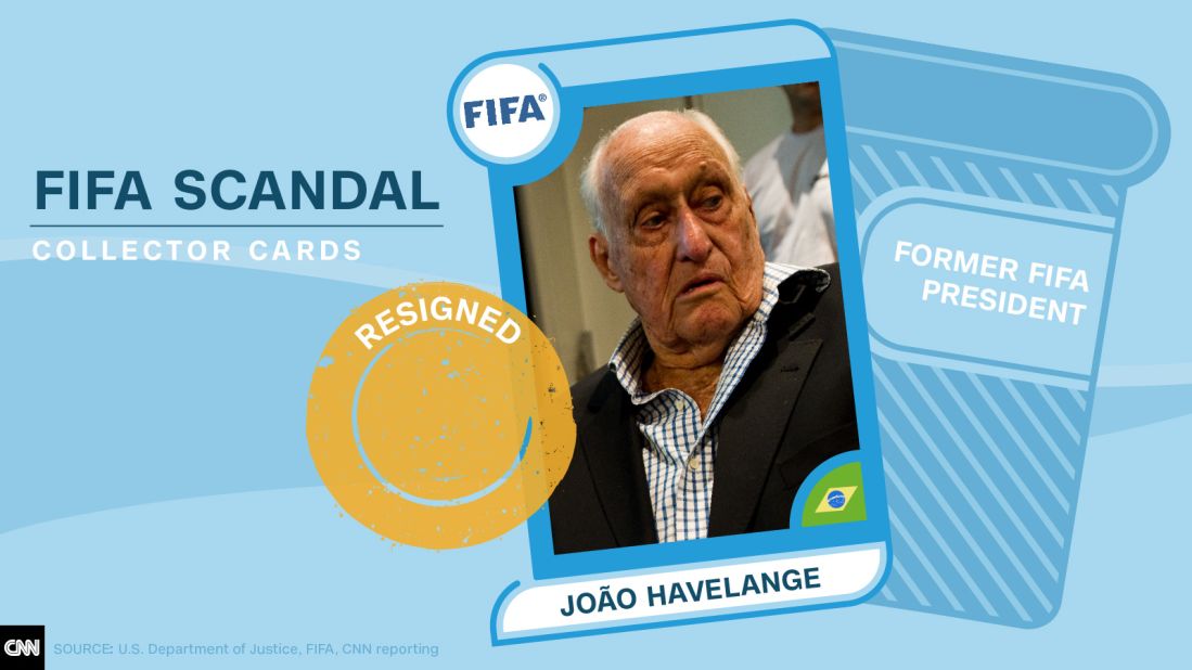 FIFA scandal collector cards Joao Havelange