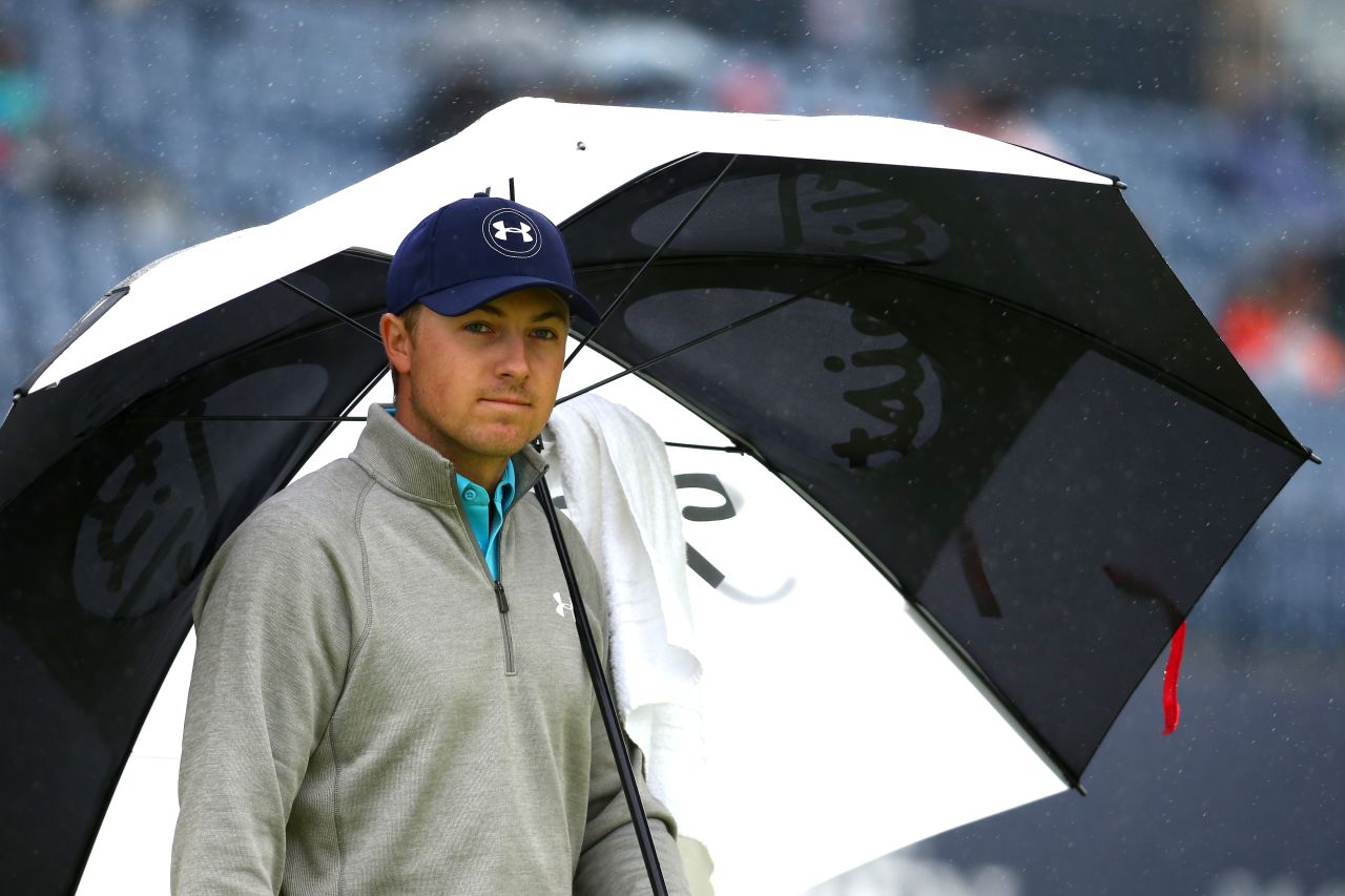 American Jordan Spieth missed out on the playoff by just one stroke, finishing 14-under-par and missing out on the chance to win his third successive major. Torrential rain disrupted play at the start of the tournament, requiring an extra fifth day of play. 