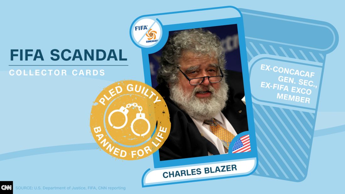 FIFA scandal collector cards Charles Blazer