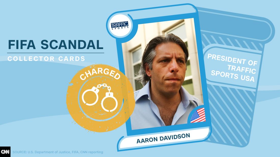 FIFA scandal collector cards Aaron Davidson