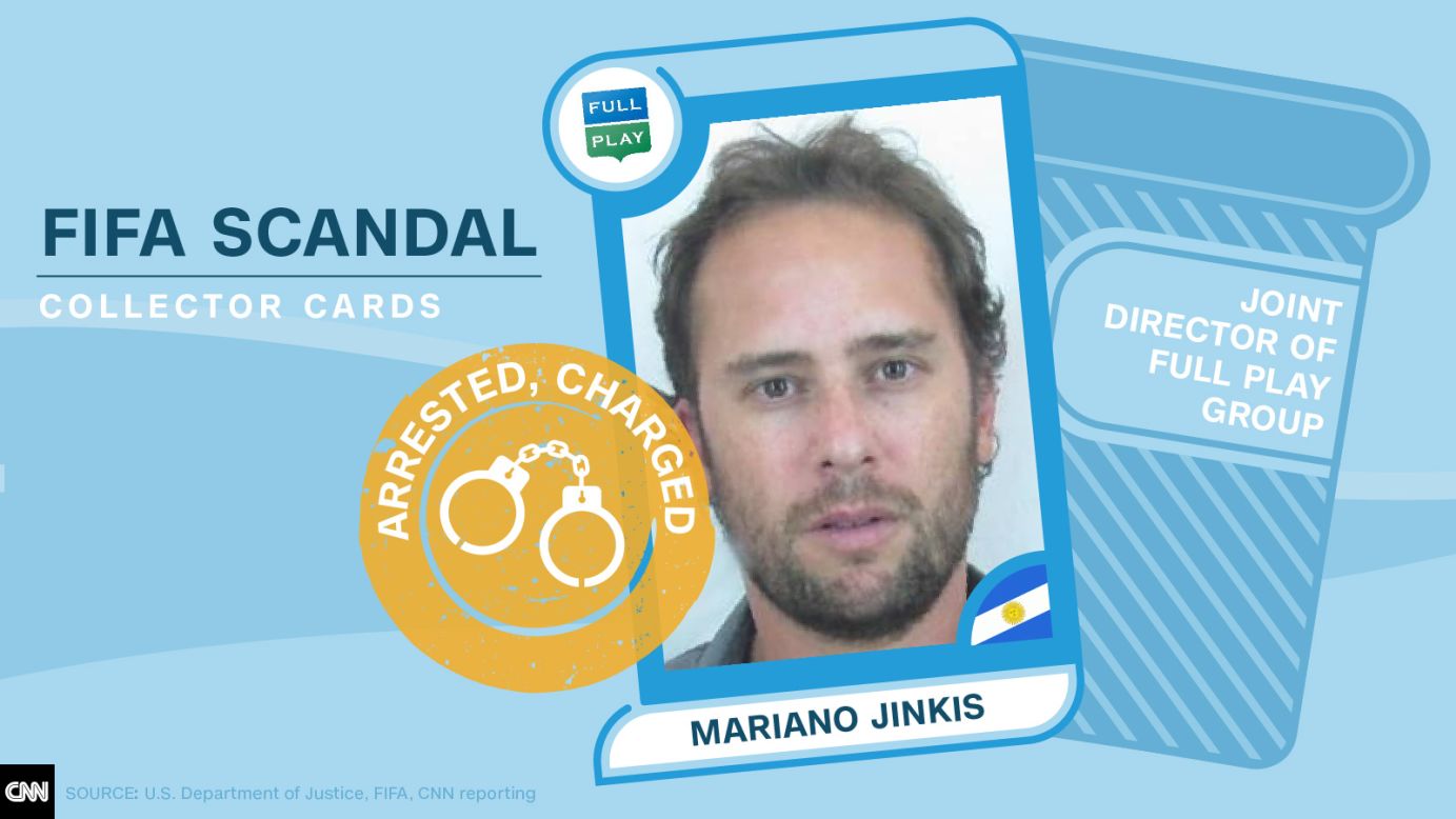 FIFA scandal collector cards Mariano Jinkis