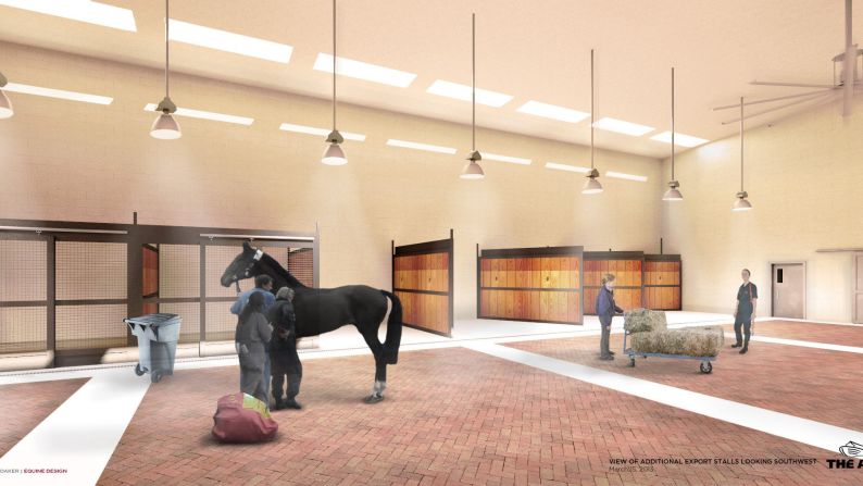 The ARK will also house equine facilities to handle the care of horses being imported and exported.