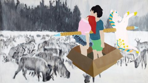 Tess Dumon first explored her relationship with her brother through painting.