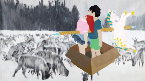 Tess Dumon first explored her relationship with her brother through painting.