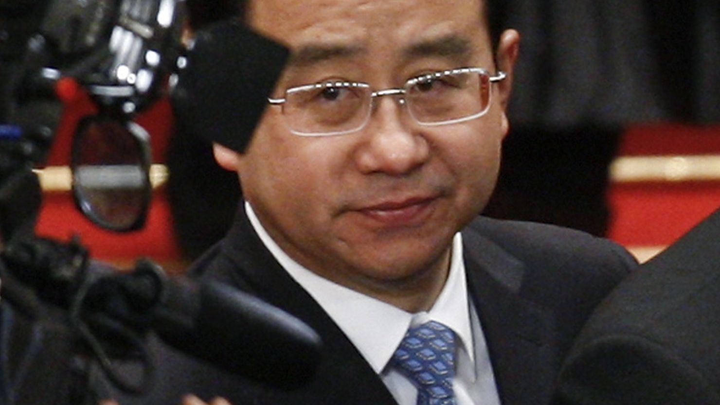 In this 2012, file photo, Ling Jihua, a loyal aide and confidante to President Hu Jintao looks on as he attends the closing ceremony of the National People's Congress at the Great Hall of the People in Beijing. 