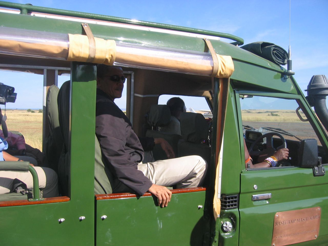 A safari in the Maasai Mara National Reserve was one of the side trips on Obama's 17-day, six-nation tour of Africa in 2006.