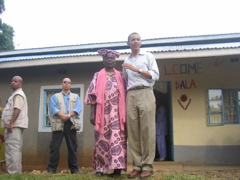 Sarah Obama, the matriarch of the family, welcomed Obama to her home in Kogelo. She was the stepmother of his father, Barack Obama Sr.