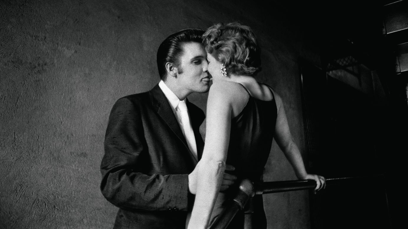 One of the most famous photos of early Elvis is this one, known as "The Kiss." It was taken by Wertheimer in Richmond, Virginia, in 1956. For decades, the identity of the woman was unknown -- <a href="http://www.vanityfair.com/news/2011/08/elvis-kiss-201108" target="_blank" target="_blank">until Bobbi Owens' husband recognized her</a> many years later. The picture has ended up on a variety of Elvis paraphernalia.