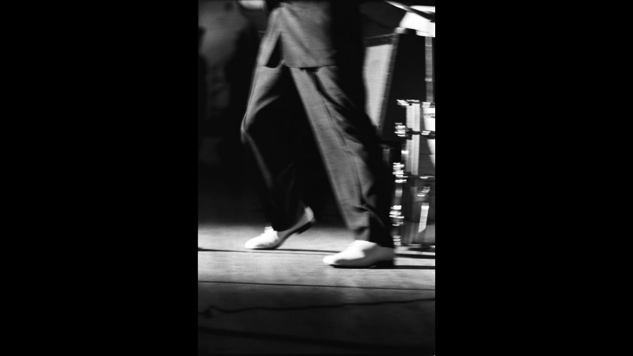 In the early days, much attention was devoted to Elvis' below-the-waist gyrations -- hence one of his nicknames, "Elvis the Pelvis." In fact, when Elvis appeared on "The Ed Sullivan Show" in early 1957, <a href="http://www.todayifoundout.com/index.php/2013/04/the-night-elvis-was-shown-from-the-waist-up/" target="_blank" target="_blank">he was shown only from the waist up</a>. It was a bizarre choice, as Elvis had been shown full-frame on two previous "Sullivan" appearances, but it was a way to calm an alarmed America.