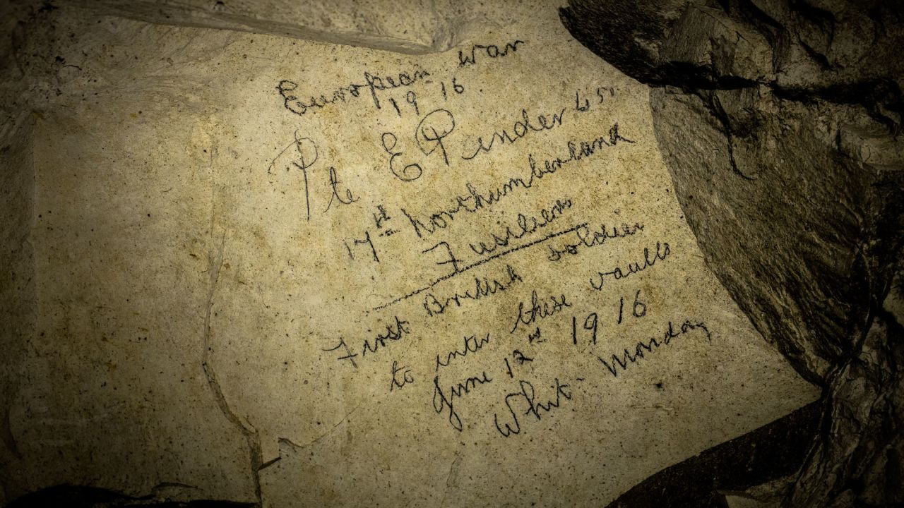 Gusky is among the rare members of the public who have been permitted to see the cave interiors.