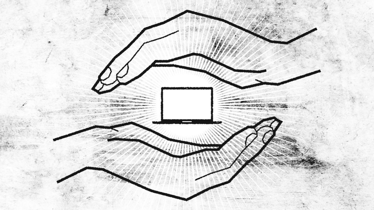 meditate work illustration