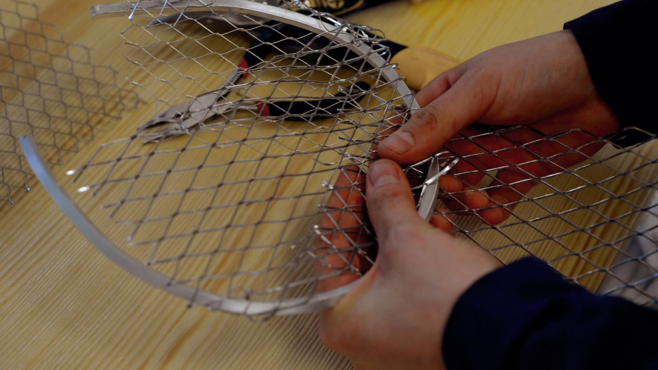 "What I like about the chicken wire is that you can see through it. There is a lightness, a transparency," Dumon adds.