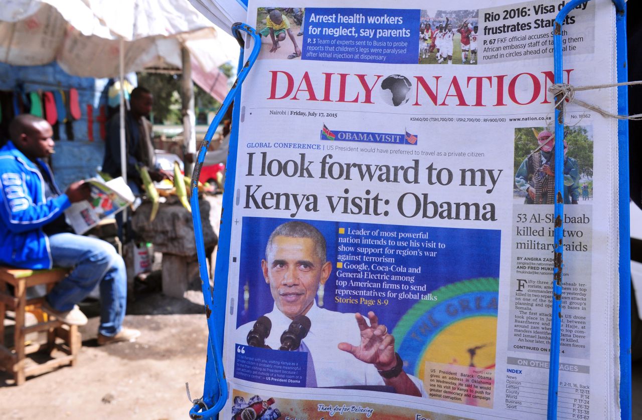 Obama's visit to his father's homeland will be his fourth to Africa -- but his first to Kenya since he took office.