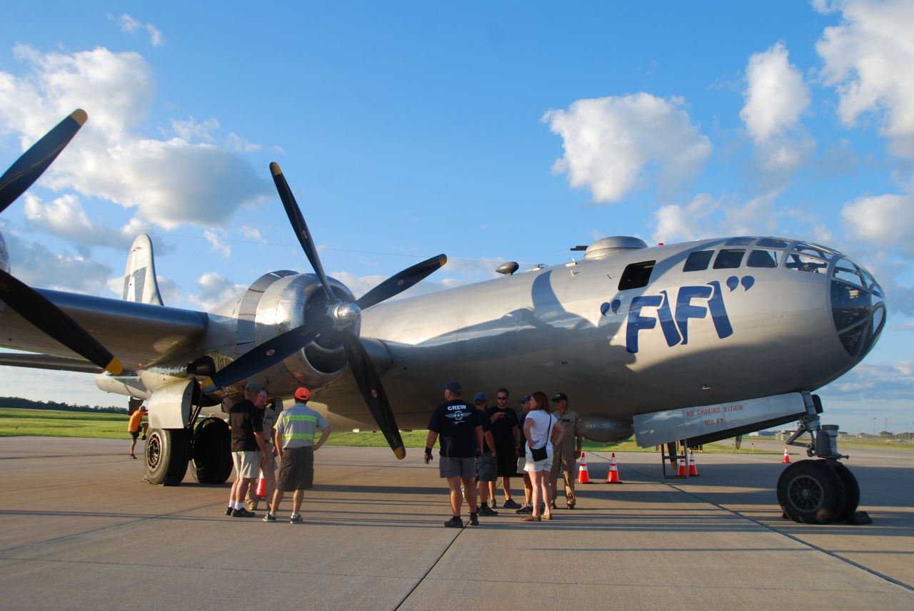 "FIFI" is a World War II-era bomber that's billed as the only flying B-29 Superfortress.