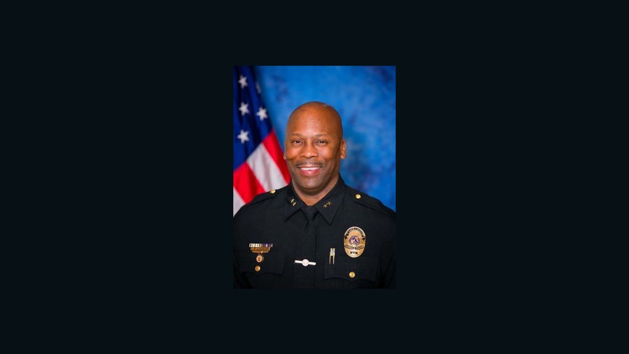 Andre Anderson asked for the community's help as he leads the police force in Ferguson, Missouri.
